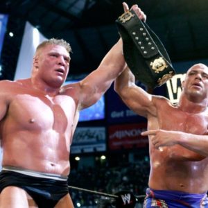 Kurt Angle Brock Lesnar