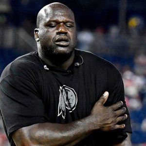 "Come March and Shaquille O'Neal decides to get into shape!": The Ex-Lakers Big man makes sure he stays in shape just in time for his DJing escapades