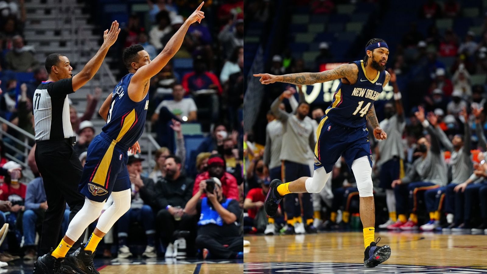 "Brandon Ingram and CJ McCollum are your Walmart James Harden and Joel Embiid": NBA Twitter praises former Lakers star and Damian Lillard teammate for their stupendous performances on the Pelicans