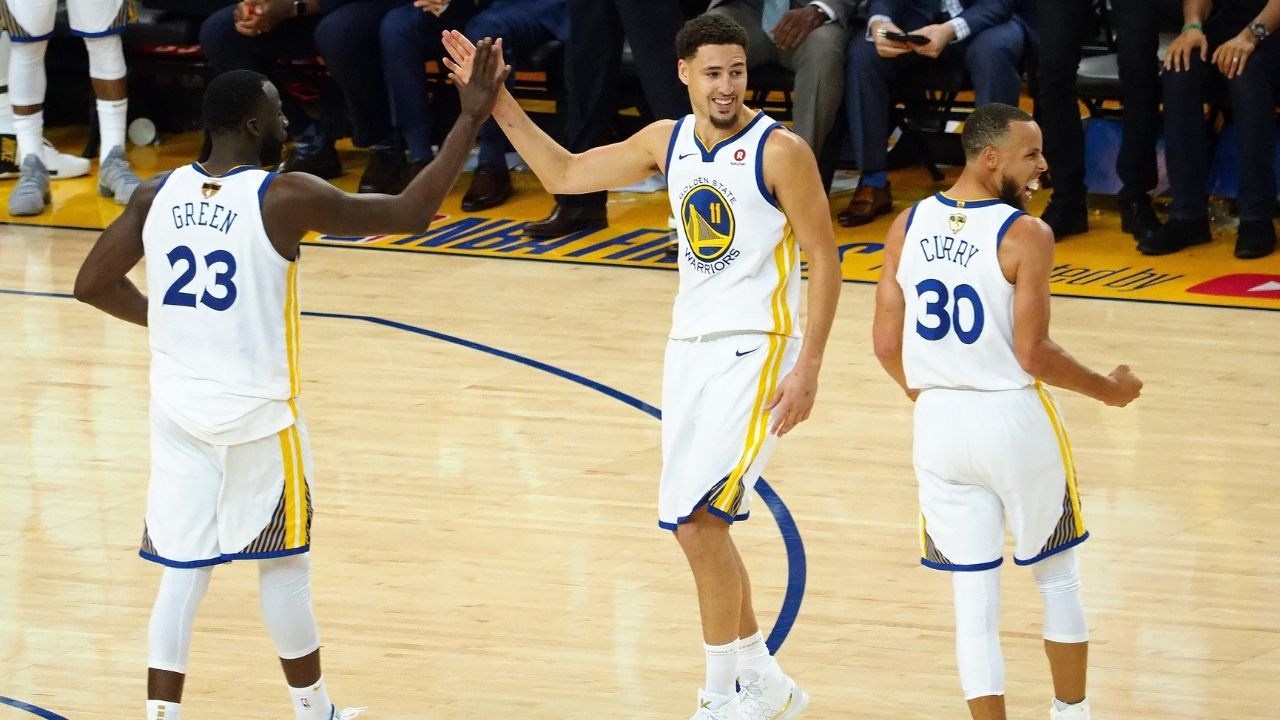 "Thing is, Klay Thompson doesn't say much, so when he yells, you should probably shut up": Warriors' Draymond Green reveals who amongst Stephen Curry or KT yells more at him