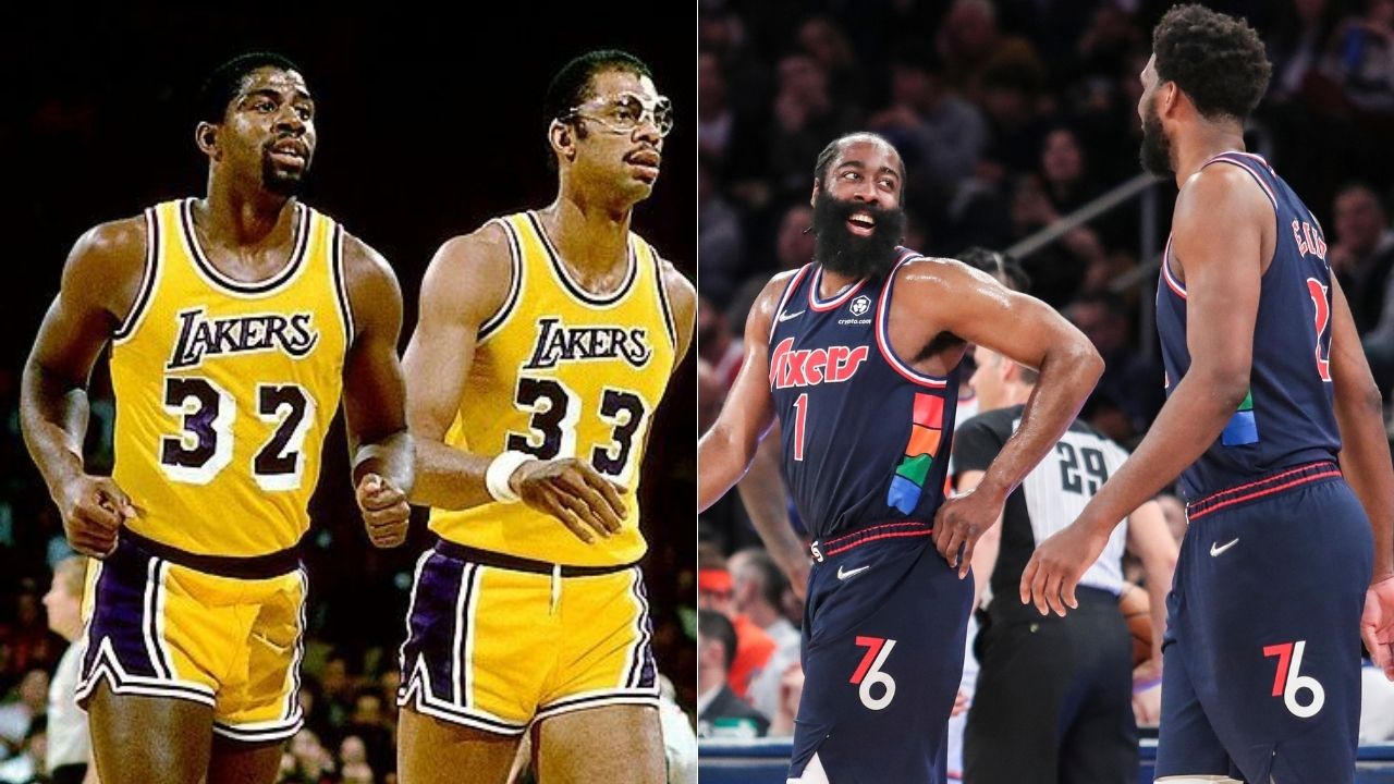 “In James Harden and Joel Embiid, I’m looking at Magic Johnson and Kareem Abdul-Jabbar”: Kendrick Perkins draws comparisons between the legendary Lakers duo and the newly paired Philly stars
