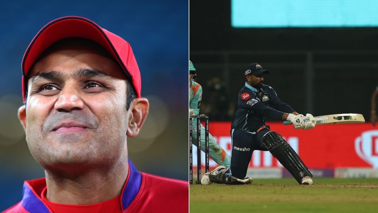 "Tewatia ek kranti hai": Virender Sehwag hails Rahul Tewatia for his hard-hitting match-winning knock in GT vs LSG IPL 2022 match