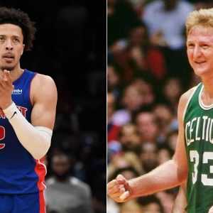 “Cade Cunningham has Larry Bird’s ability to play ahead of everybody due to his mentality”: Detroit Pistons GM draws comparisons between his rookie and the Celtics legend
