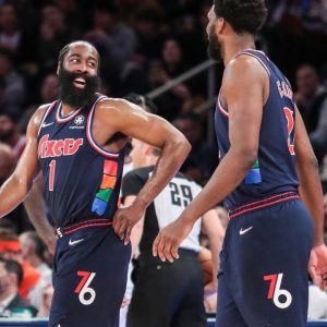 Joel Embiid and James Harden En Route to Be the First Duo To Lead NBA in Scoring and Assists Since 1982