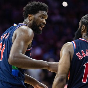 "Joel Embiid and James Harden on the verge of breaking a decades old NBA record": The Sixers duo might end up being the first pair since 1982 to win scoring and assists title with same franchise