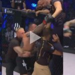 Watch Referee goes above and beyond to prevent an all-out riot at Brave CF 57