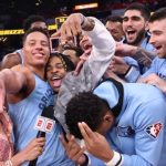 “Y'all just witnessed the coach of the year, DPOY & MIP tonight”: Ja Morant hypes up his Memphis Grizzlies after the 132-120 win over Kevin Durant and the Nets