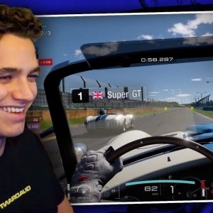 "Steve is just too good I'm afraid": Watch as McLaren star Lando Norris plays Gran Turismo 7 for the first time