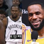 "I love the referees let Kevin Durant and Joel Embiid talk and didn't tech them up, that's dope": LeBron James cannot hide his excitement seeing the two big men showcase their competitive spirit