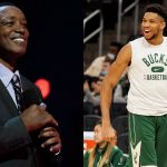 "Oakley stop it with ‘Giannis Antetokounmpo wouldn’t dominate in the 80s'!! He'd be dunkin’ on everyone": Isiah Thomas puts Knicks legend in his place for his take on the Bucks MVP