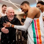 “Gregg Popovich, you the greatest coach of all time and I’m thankful for you”: Dejounte Murray writes an emotional message for Coach Pop after setting the NBA record for the most number of wins