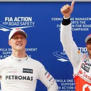 "Lewis has written his name all over the record books"– Lewis Hamilton breaks another Michael Schumacher record with his podium in Bahrain