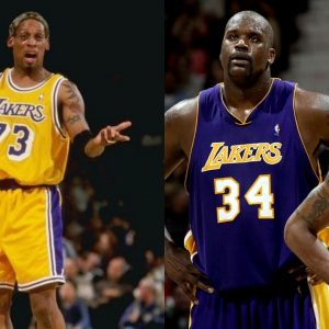 “Dennis Rodman would show up late for games and eat chicken and rice”: Shaq explained how ‘The Worm’ earned enough respect from the Lakers to do whatever he pleased