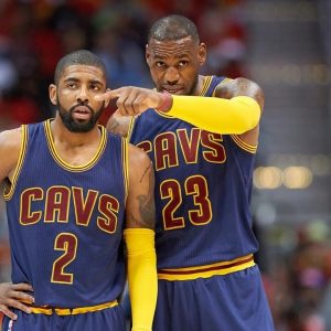 “Had the best seat in the house to watch Kyrie Irving’s greatness!”: LeBron James sings the Nets superstar’s praise for dropping 57 points on the Spurs while on the Cavs