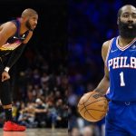 "James Harden can literally age into 'CP3 in Phoenix role' with Embiid and Maxey around": Rockets beat writer roasts ESPN insider for his take on 2018 MVP turning into Westbrook or Wall