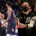 "No, I'm not nervous, It's basketball and we got championship aspirations": James Harden on hosting former teammates Kevin Durant and Kyrie Irving in Philadelphia