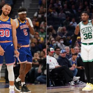 “It wasn’t like Marcus Smart looked at me and was like ‘I’m trying to hurt that dude’”: Stephen Curry defends the Celtics guard for his play that injured Chef Curry