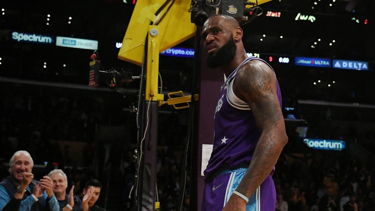 "The fact that LeBron James still out here serving these young boys 50 piece wing dinners is beyond me!!!": Kendrick Perkins, Trae Young, Ja Morant, and CJ McCollum react to LBJ having a historic night against the Wizards