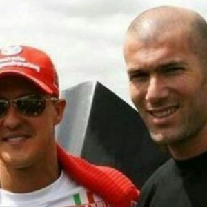 Watch as Seven times world champion Michael Schumacher takes football icon Zinedine Zidane on a ride in his Ferrari FXX