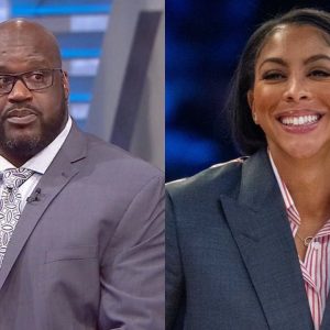“Candace Parker really dunked on Shaq and beat him by 15 points”: Lakers legend walks off NBAonTNT set after he loses horrendously in a 2K simulation