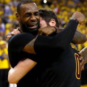 "LeBron just looked around and said, 'it's written we're gonna win tonight and Game Seven anything can happen"': Kevin Love recalls a moment from the 2016 Finals that still gives him the chills
