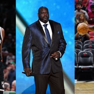 "Jimmy Butler and Miami Heat want all that smoke!": Shaquille O'Neal believes the Heat won't mind meeting Kevin Durant and Kyrie Irving in the first round of playoffs