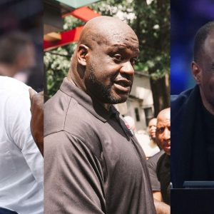 "I'm going to get you guys": A young Shaquille O'Neal was in no mood to back down from a matchup against Hakeem Olajuwon and David Robinson