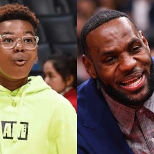 “Man what the hell?! Uh-oh look out for Bryce Maximus people!”: LeBron James is in disbelief of his second oldest son casually throwing down a windmill