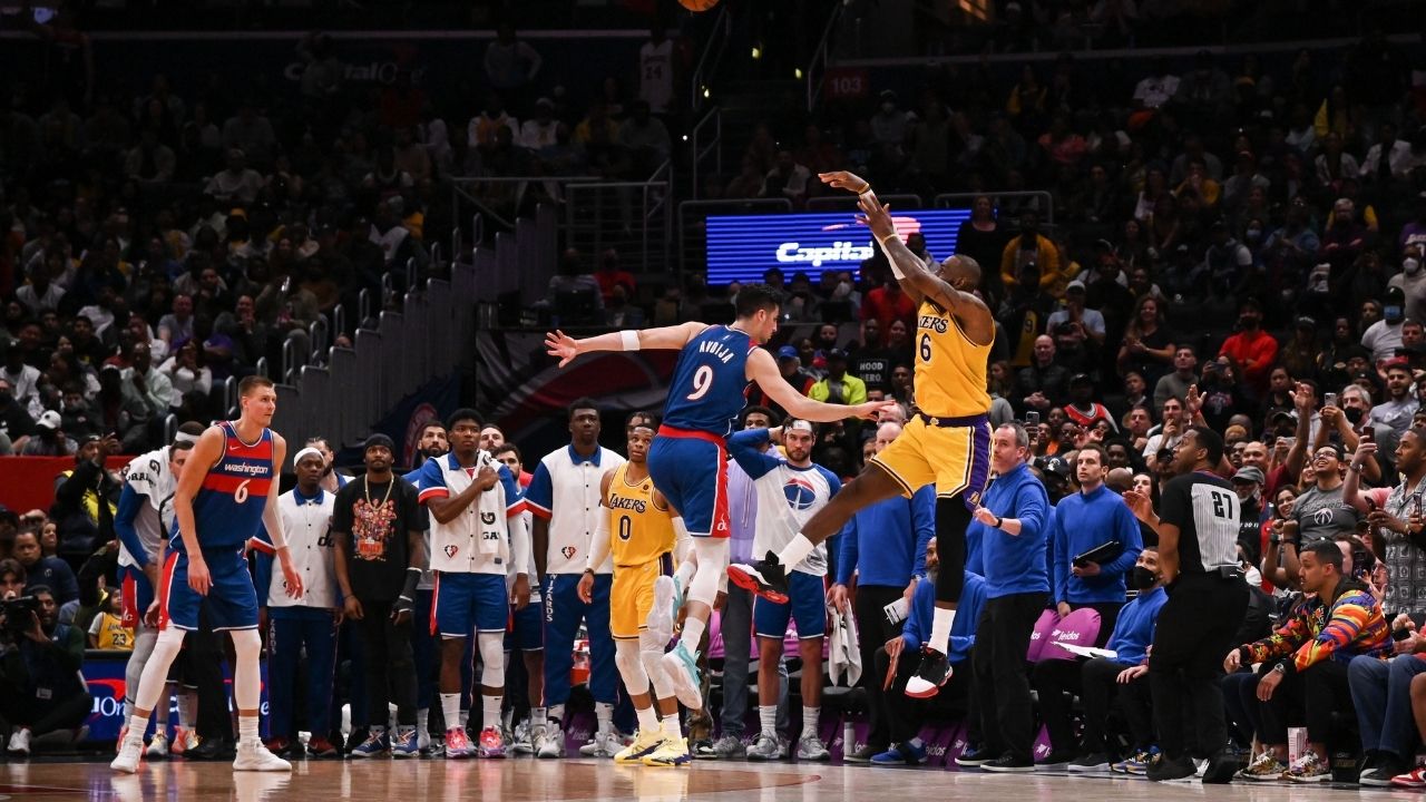 "Good Lord, LeBron, act like you're upset that you just blew a game to the Wizards.....": LeBron James receives a routine criticism from Skip Bayless