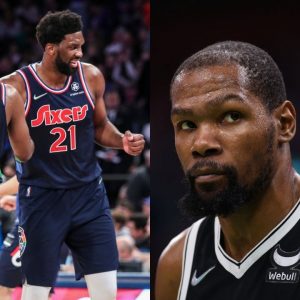 “Joel Embiid is a b*tch to play against and transforms from Kobe Bryant to Shaq”: Kevin Durant sings the Sixers All-Star's praise amidst MVP campaign