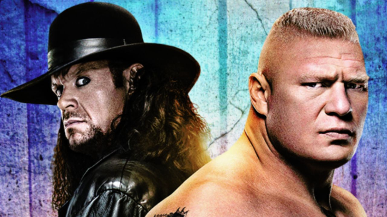 The Undertaker Brock Lesnar
