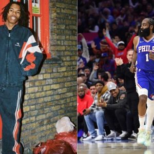 "James Harden went 3-of-17 and then to his favorite place - the strip club": NBA fans roast Sixers star for partying with Travis Scott and Lil Baby after their heavy loss to Kyrie Irving and co