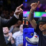 "When Dr. J and Allen Iverson are at the game, you know it's big!": The Answer & The Doctor spotted courtside as Sixers took on the Nets for the first time since the blockbuster midseason trade