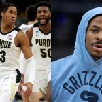 “Jaden Ivey, that was a big time shot lil bro!!”: Ja Morant couldn’t get enough of the Purdue stud’s game-clinching shot against Texas
