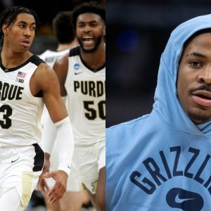 “Jaden Ivey, that was a big time shot lil bro!!”: Ja Morant couldn’t get enough of the Purdue stud’s game-clinching shot against Texas