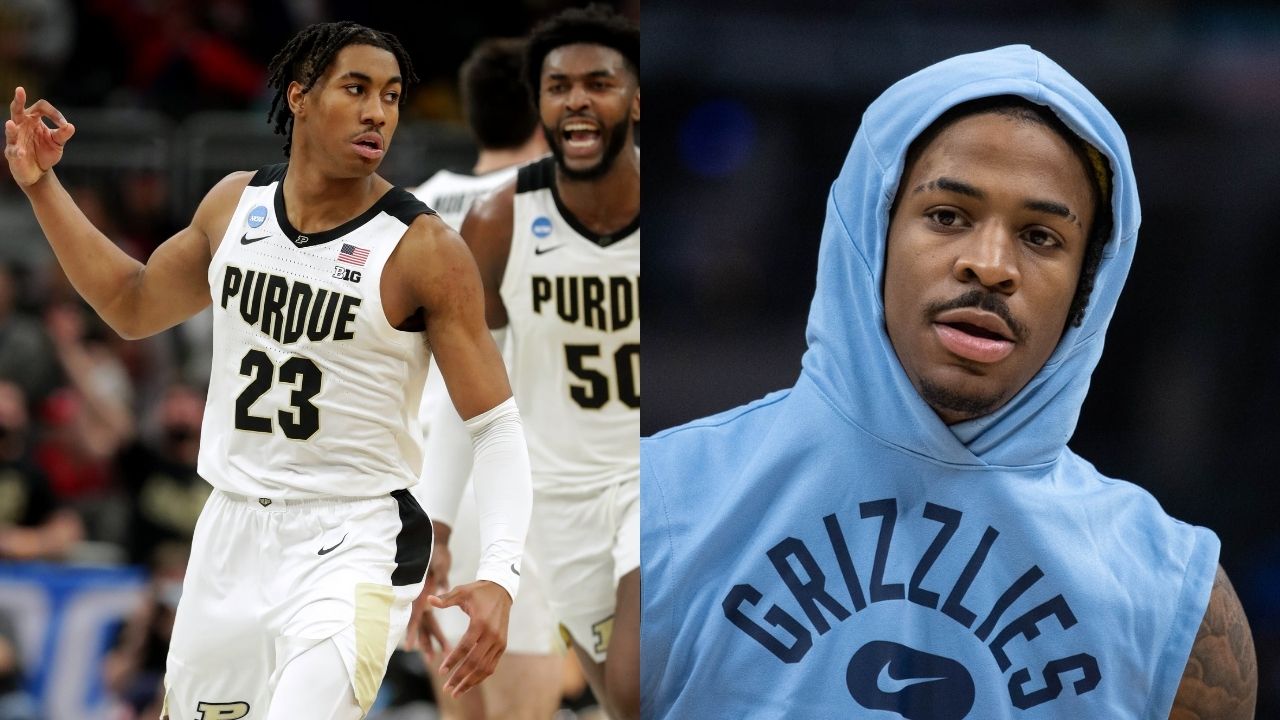 “Jaden Ivey, that was a big time shot lil bro!!”: Ja Morant couldn’t get enough of the Purdue stud’s game-clinching shot against Texas