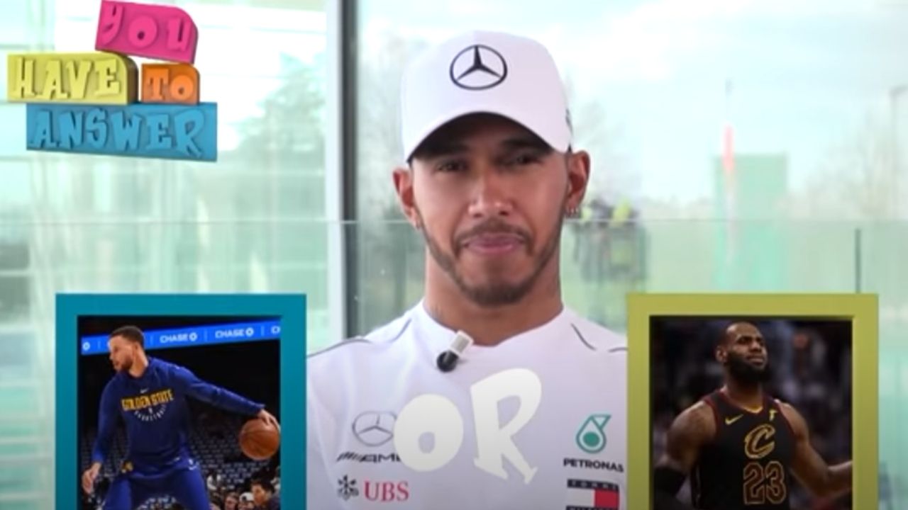 "Steph Curry or Lebron James?"– When Lewis Hamilton had to pick one between two NBA legends