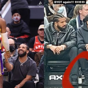 "LeBron James went wild while Drake sat courtside with a bottle of Lobos 1707": Lakers' superstar took down the Raptors, dropping 36-point in an overtime win