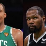 “Those ain’t your seats big dog?!”: Kevin Durant trolls Big Baby Davis after he hilariously gets moved from ‘his seat’ during Celtics win over Nets