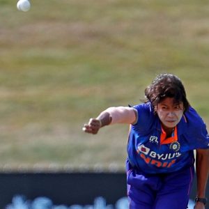 Why is Jhulan Goswami not playing today's Women's World Cup match between India and South Africa in Christchurch?