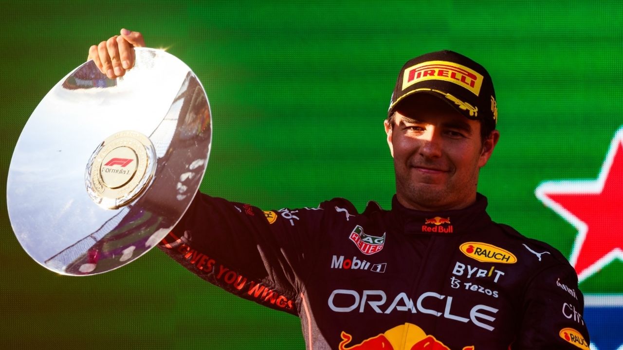 "It would have been great to have a double podium on the team"- Sergio Perez expresses his dissapointment over Max Verstappen's DNF at the 2022 Australian GP