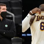 “I’m definitely not going to coach the Lakers”: Celtics President, Brad Stevens, emphatically shuts down any link between him and LeBron James and company
