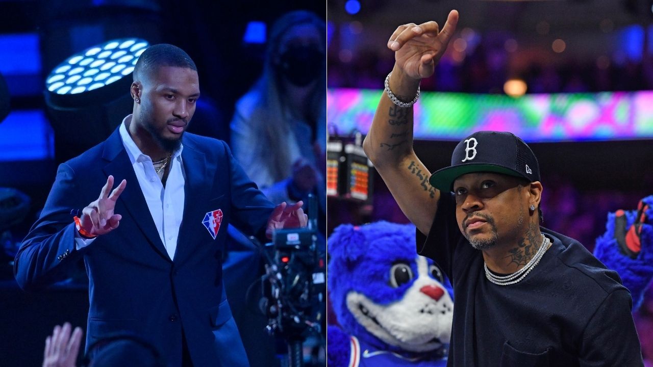 "That mothe**ucker Dame Dolla is up there with Michael Jordan": When Allen Iverson placed Damian Lillard on a pedestal with His Airness and Kobe Bryant on All The Smoke podcast