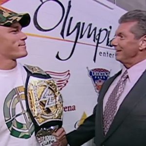 John Cena Austin Theory Vince McMahon