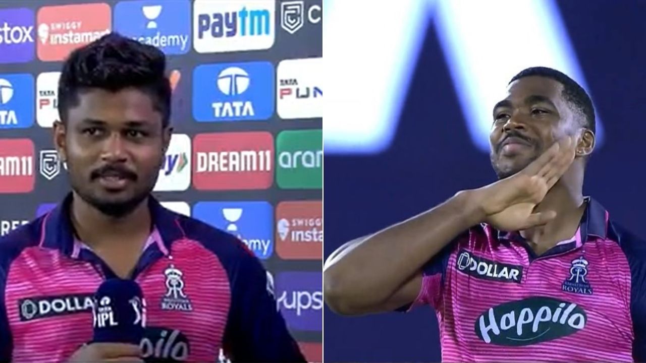 "McCoy is an interesting guy": Sanju Samson commends Obed McCoy for defending 11 runs in RR vs KKR IPL 2022 match