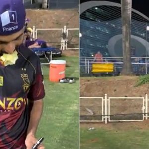 "Thank you, very sweet": Ajinkya Rahane obliges fans by signing ball during KKR practice session 2022 IPL