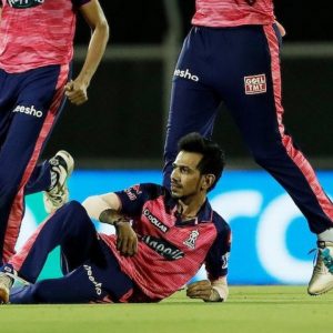 Chahal pose: Yuzvendra Chahal hat trick brings back Chahal meme as RR beat KKR by 7 runs at Brabourne Stadium