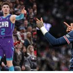 "Neymar Jr. is wearing LaMelo Ball shoes?!" PSG phenom posts picture with Lionel Messi, wearing Hornets' star's signature shoe
