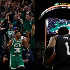 “Kyrie Irving – 10 points and ZERO middle fingers, AS FAR AS WE KNOW!”: NBC Sports Boston showed no mercy on Nets superstar as Celtics go two up in the series