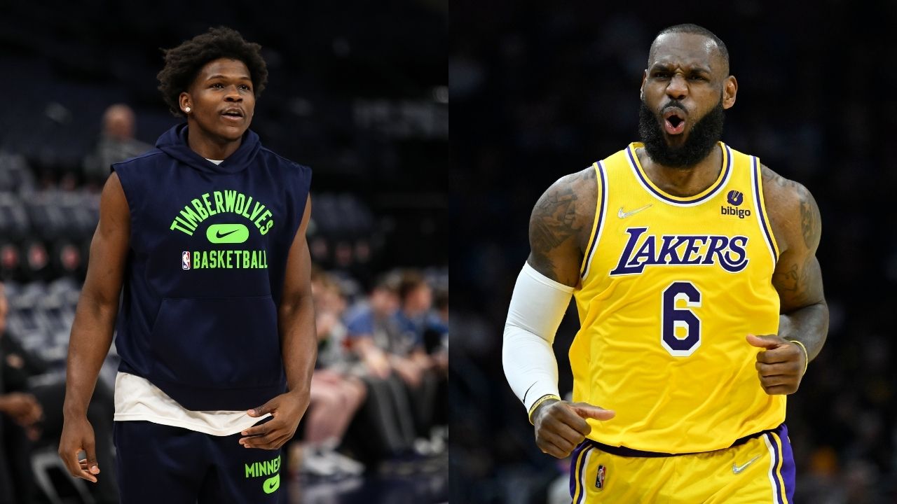 “Anthony Edwards has the same number of 40+ point games as LeBron James?”: Timberwolves youngster goes off for a career-high 49 points against the Spurs